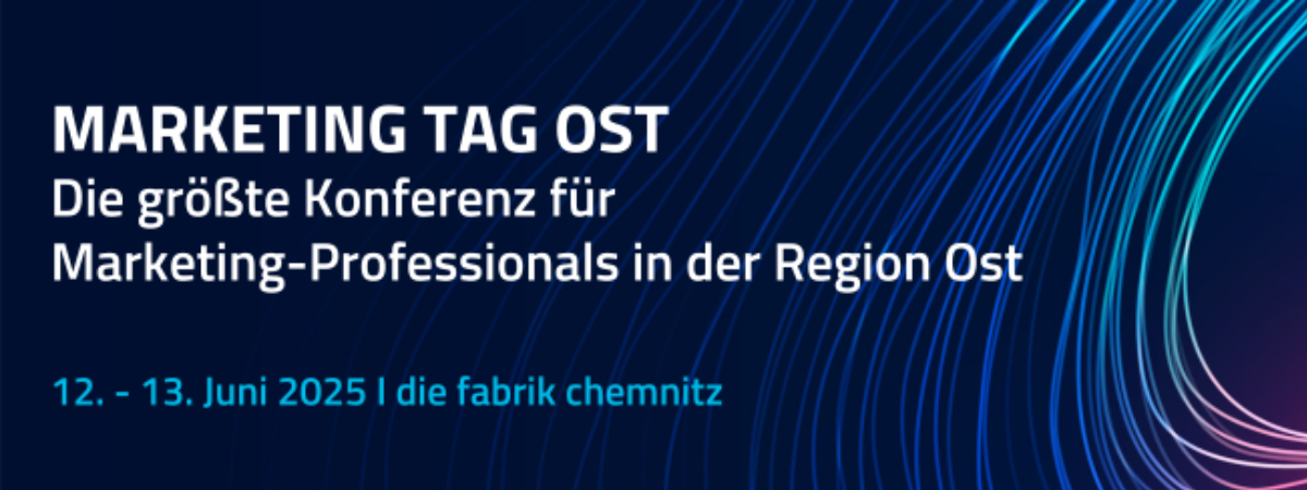 Headerbild zum MarketingTag Ost 2025 in Chemnitz